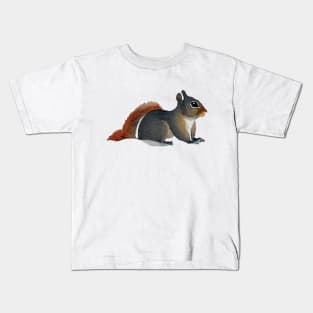 Simple Squirrel in Watercolor Kids T-Shirt